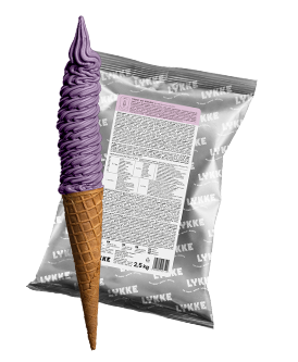 amerykańskie lody o smaku jagodowym