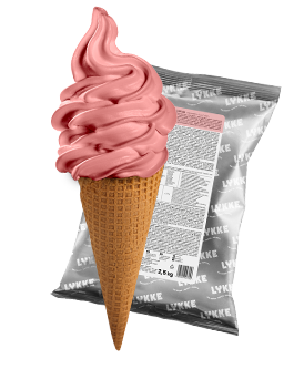 włoskie lody truskawkowe LYKKE